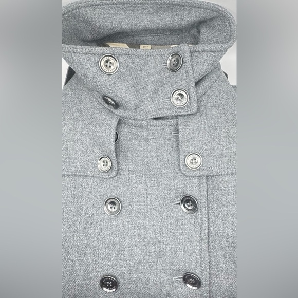 BURBERRY Daylesmoore Wool-Blend Zip-Pocket Trench Coat | US 12 | Gently Used - Picture 7 of 11